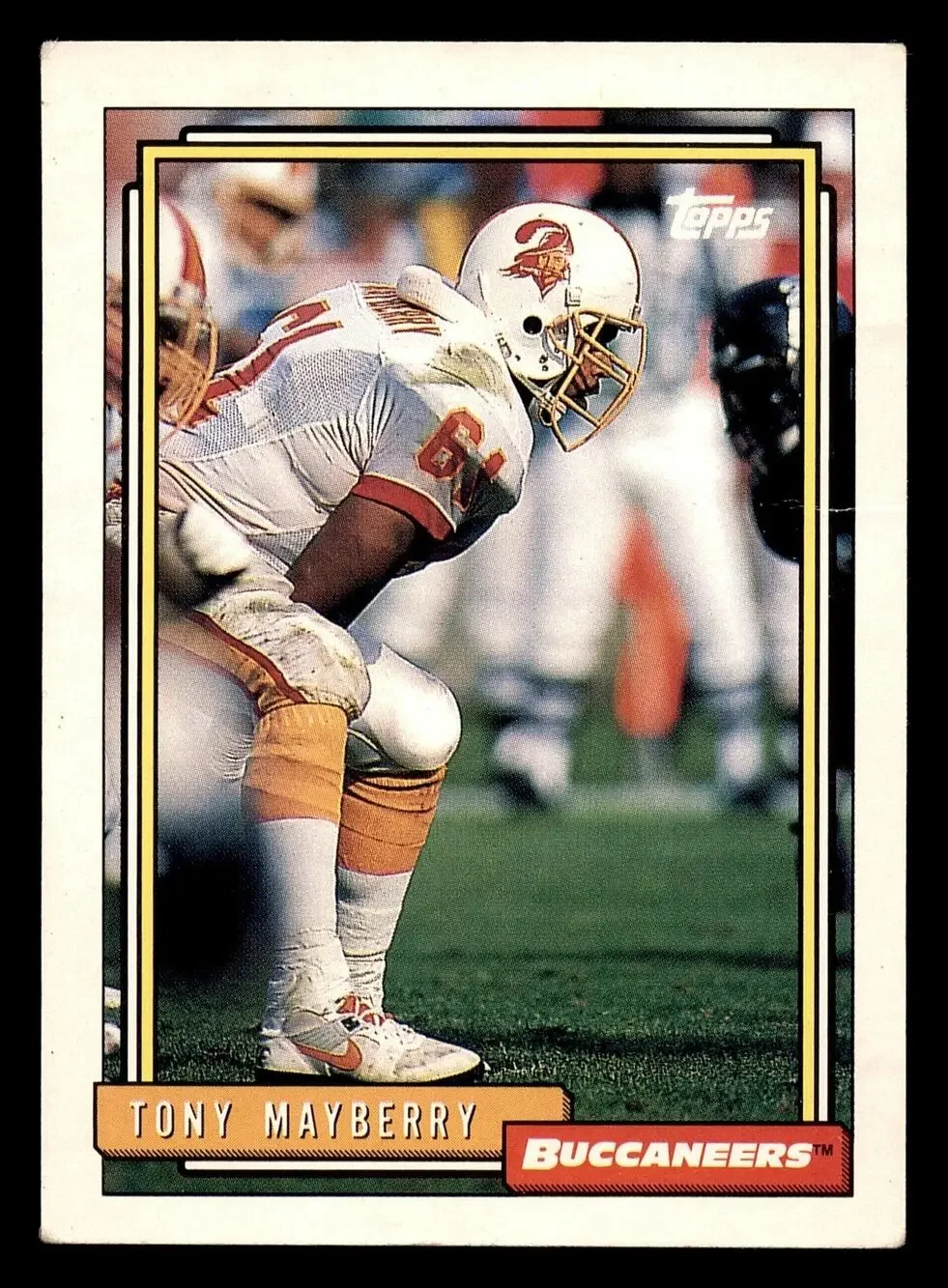 1992 Topps - Gold #357 Tony Mayberry Football Card